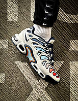 Сірі текстильні чоловічі кросівки Nike Air Max Plus Drift 'Football Grey' Демісезонні Найк Тн Дріфт