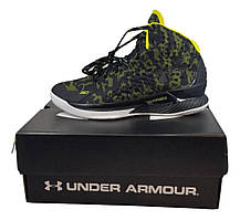Чорні баскетбольні чоловічі кросівки Under Armour Curry 1 Away Високі кросівки демісезонні Андер Армор Карі