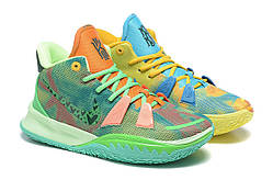 Кольорові текстильні чоловічі кросівки Nike Kyrie 7 Mother Nature Демісезонні Найк Кюре