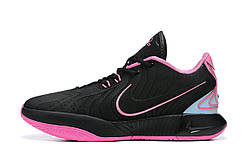 Чорні текстильні жіночі кросівки Nike Lebron 21 Демісезонні Найк Леброн