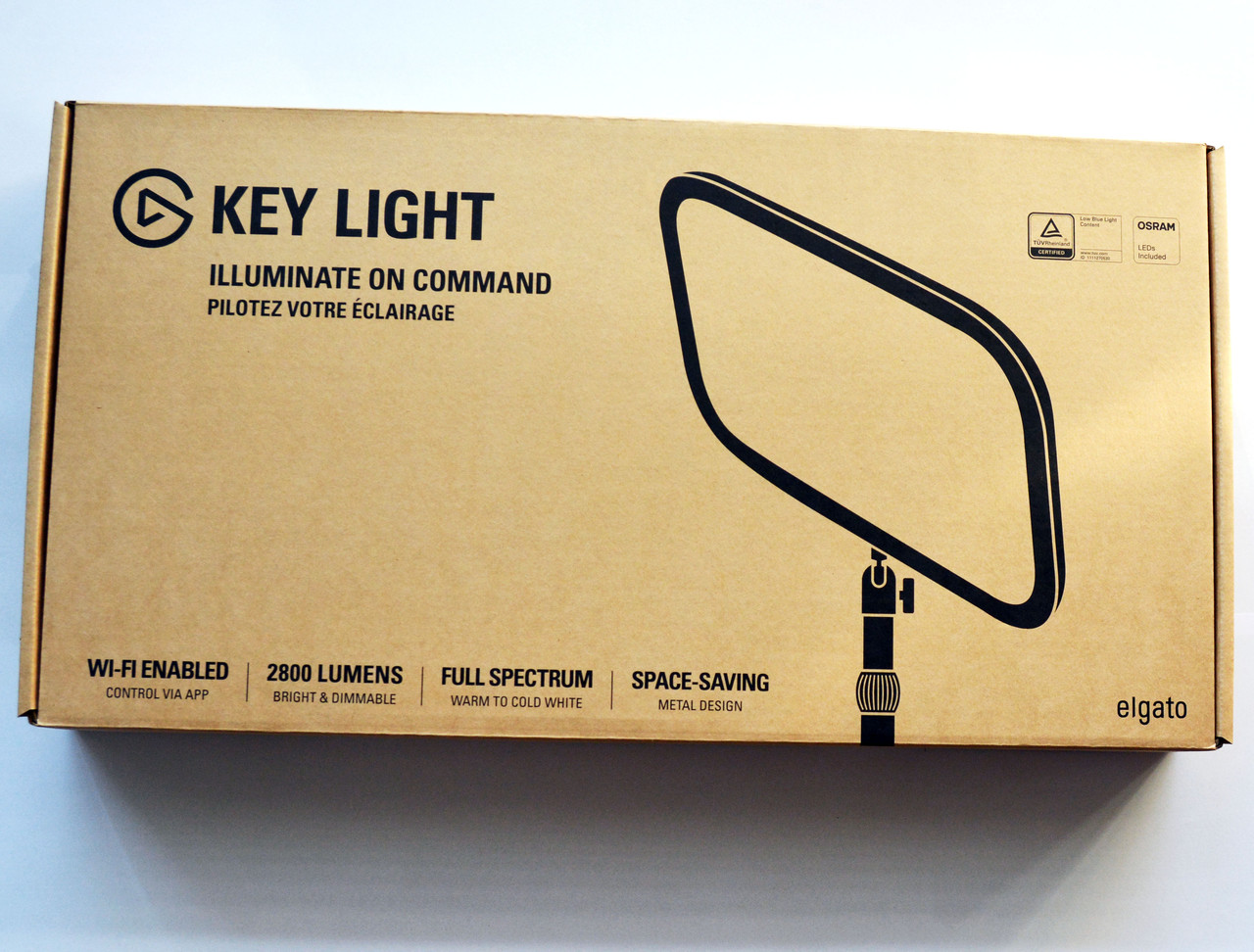 Elgato Key Light MK.2 — професійне LED-освітлення для стрімінгу, відео та онлайн-трансляцій, фото 1