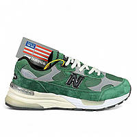 Зелені замшеві чоловічі кросівки New Balance 992 JJJJound Green M992JJ / Демісезонні кросівки Нью Беланс 992
