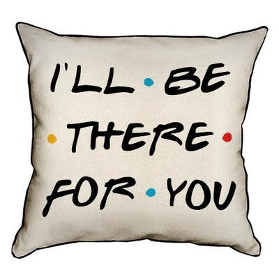 Подушка декоративна 45х45 см (мішковина) I'll be there for you