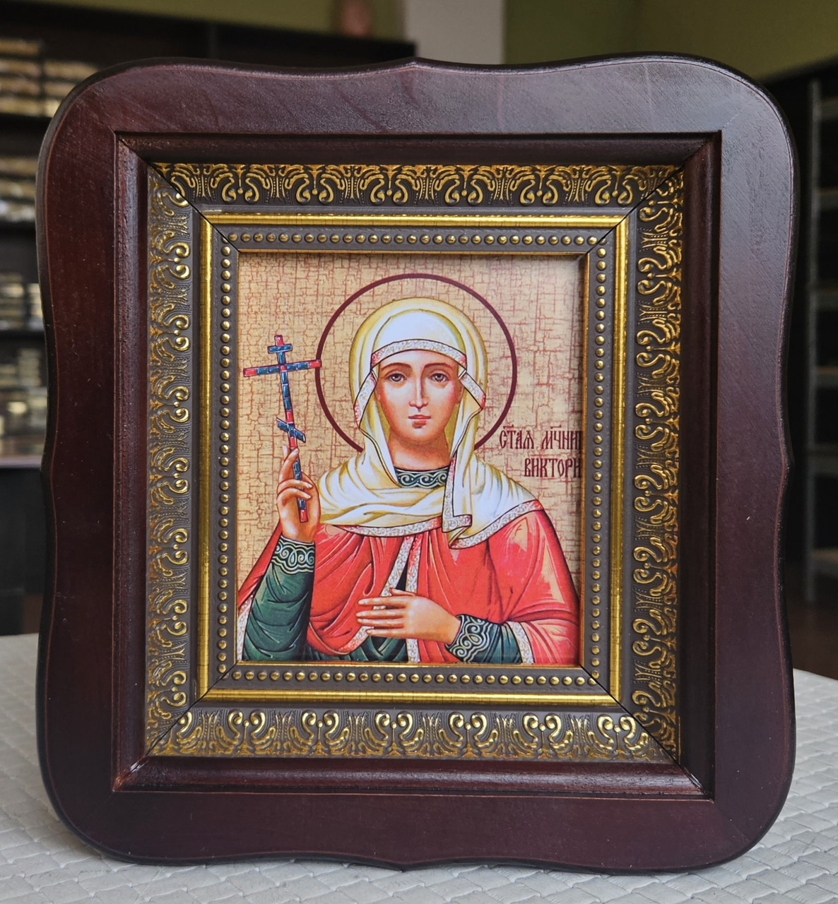 В чем помогает икона Виктория Римская Святая Мученица от компании Family Store