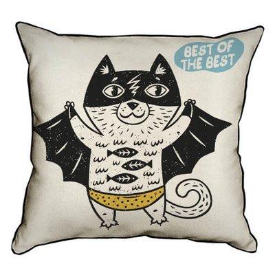 Подушка декоративна 45х45 см (мішковина)  Best of the best