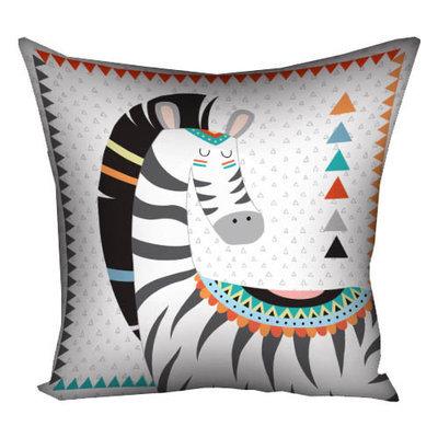 Подушка з принтом 50x50 см «Зебра-індіанець»