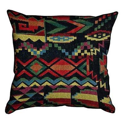 Подушка декоративна 45х45 см (мішковина) Вишиваний орнамент Стилізація