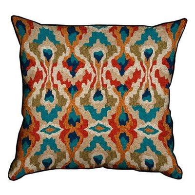 Подушка декоративна 45х45 см (мішковина) Етно орнамент