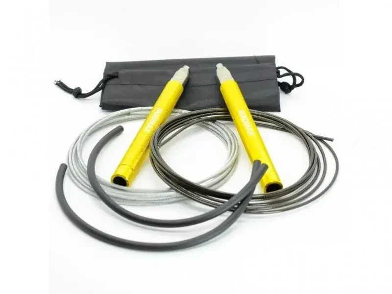 Скакалка професійна швидкісна на підшипниках алюмінієва MadMax MFA-286 Speed jump rope Yellow