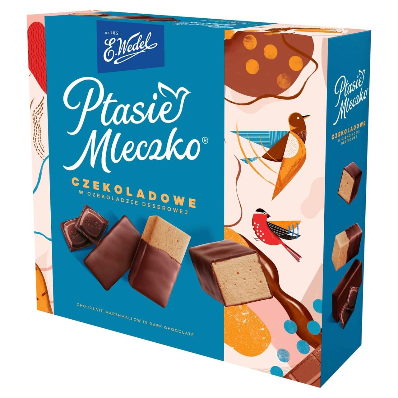 Пташине молоко шоколадне Wawel Ptasie Mleczko 340гр