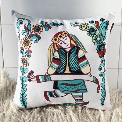 Подушка для дивана 45х45 см ««Гуцулка»