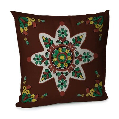 Подушка для дивана 45х45 см ««Квіткова зірка»