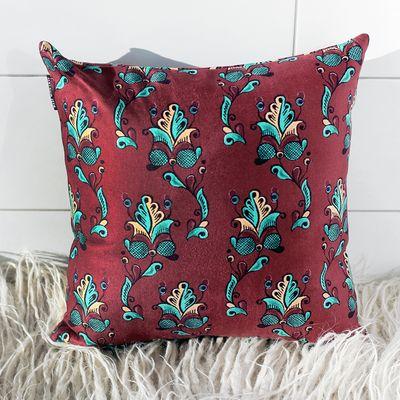 Подушка для дивана 45х45 см ««Косівські квіти»