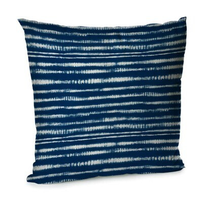 Подушка для дивана 45х45 см ««Білий шум на синьому фоні»