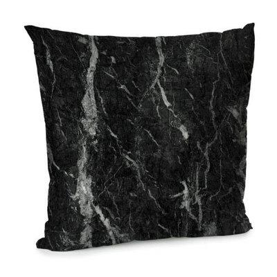 Подушка для дивана 45х45 см ««Чорний мармур»