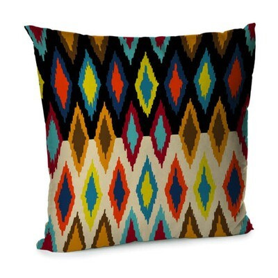 Подушка для дивана 45х45 см ««Різнокольорові ромби»