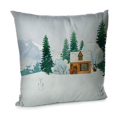 Подушка для дивана 45х45 см «Будиночок у лісі»