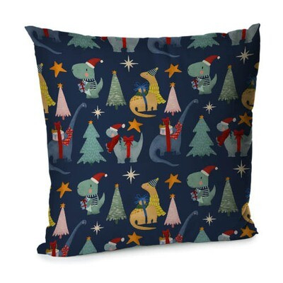 Подушка для дивана 45х45 см «Дракони з подарунками»