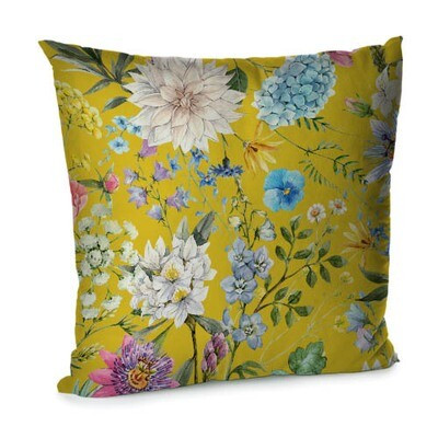 Подушка для дивана 45х45 см «Гортензії, волошки»