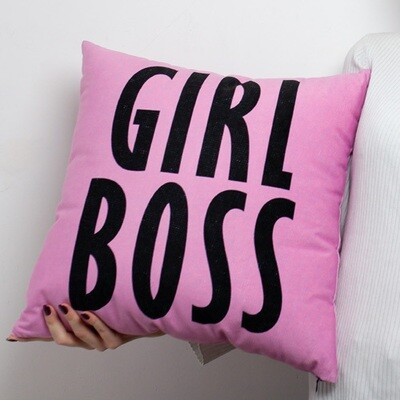 Подушка для дивана 45х45 см «Girl boss»