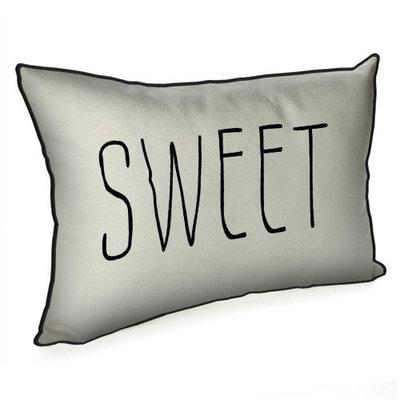 Подушка декоративна 45х32 см (мішковина) «Sweet»