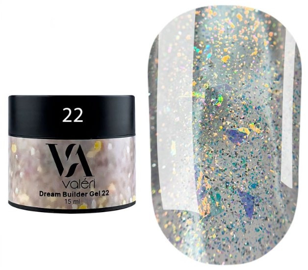Гель для нарощування нігтів Valeri Dream Builder Gel 22 15 мл