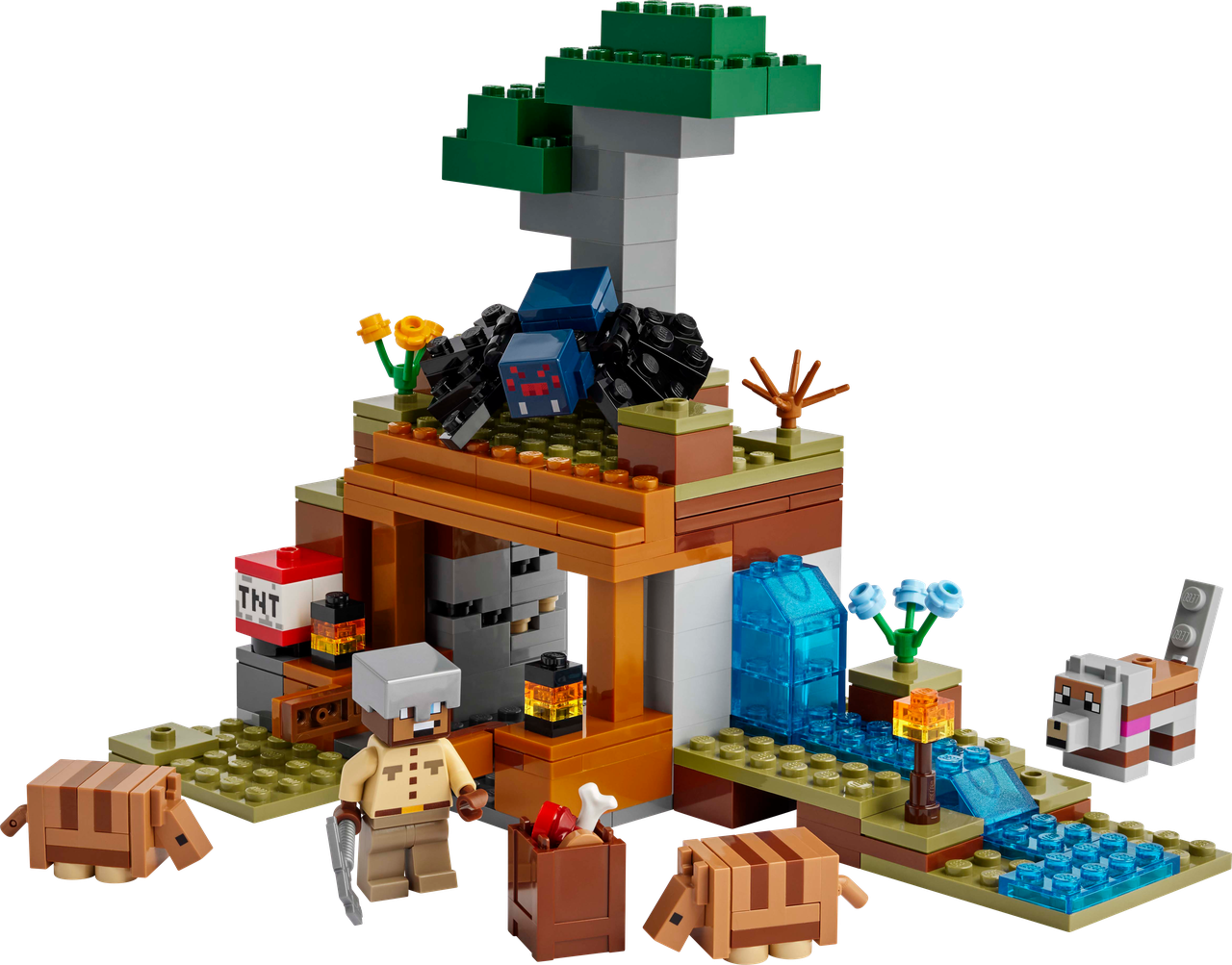 Конструктор Лего Майнкрафт Экспедиция в шахту броненосца Lego Minecraft 21269 Конструктор Лего Майнкрафт Экспедиция в шахту броненосца Lego Minecraft 21269