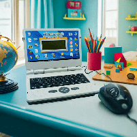 Дитячий Комп'ютер Yi wu jiayu «Мій перший ноутбук» англо-українська мова 88777, фото 2