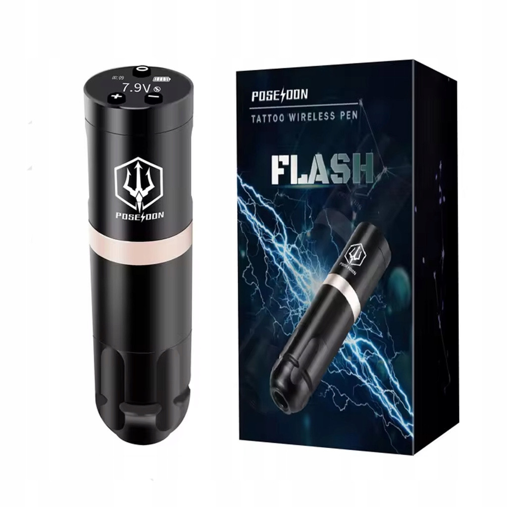 Роторна машина для татуювання POSEIDON FLASH Tattoo Pen, фото 1