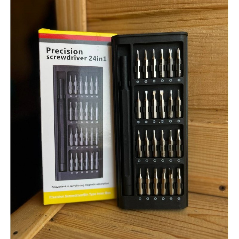 Набір викруток 24 в 1 магнітні Біти Phillips Torx Hex Precision DIY розбірний мінічохол