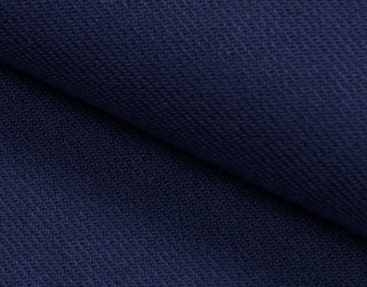Тканина діагональ темно-синя, фото 1