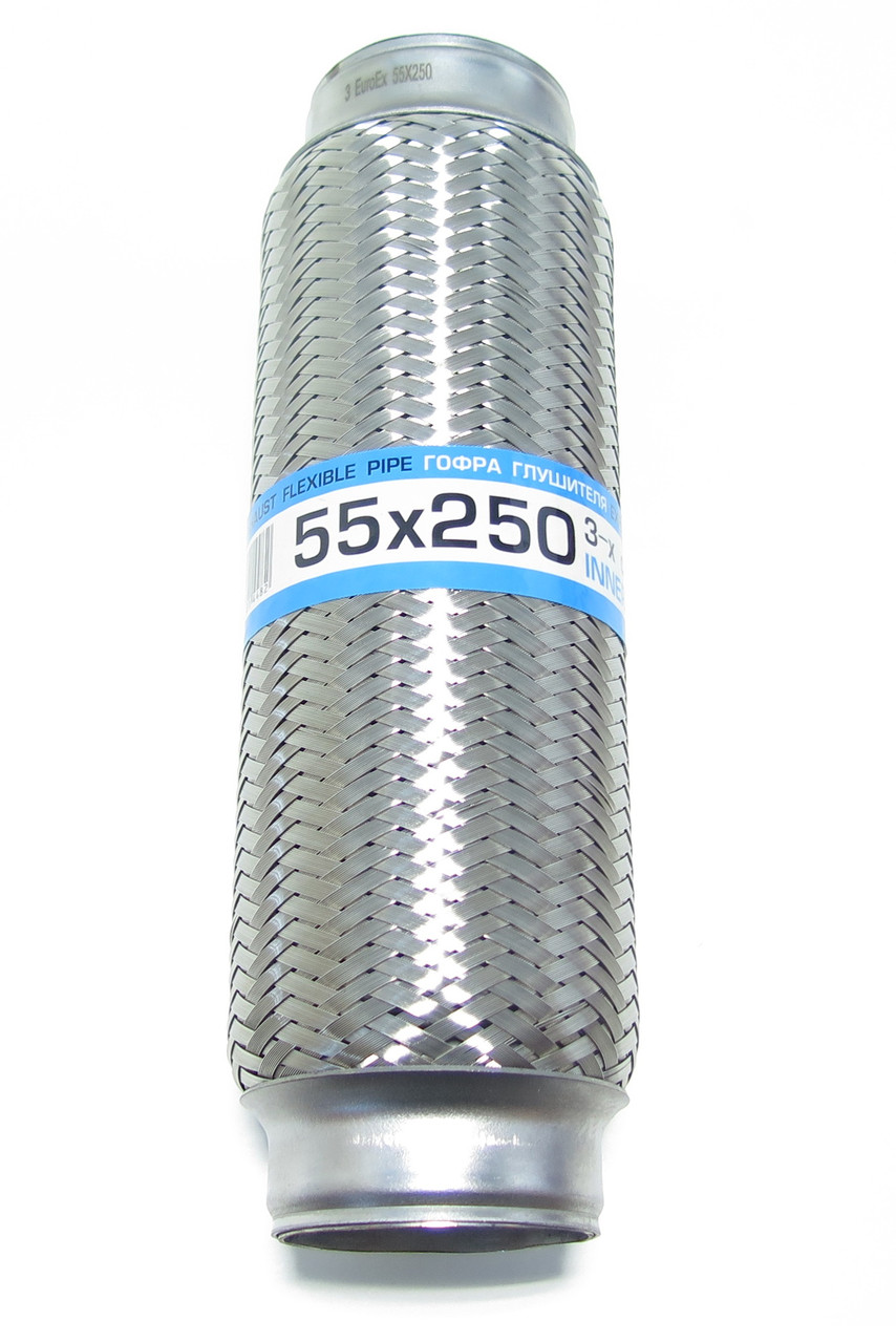 Гофра глушника 3-х слойна 55x250 EuroEx Угорщина