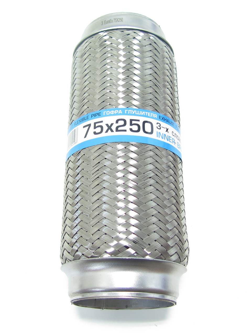 Гофра глушника 3-х слойна 75x250 EuroEx Угорщина