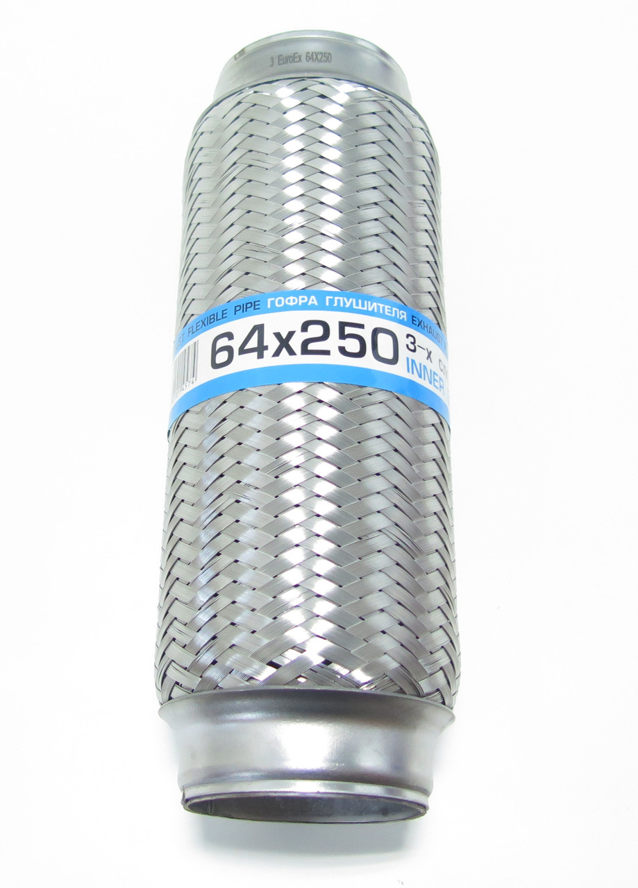 Гофра глушника 3-х слойна 64x250 EuroEx Угорщина
