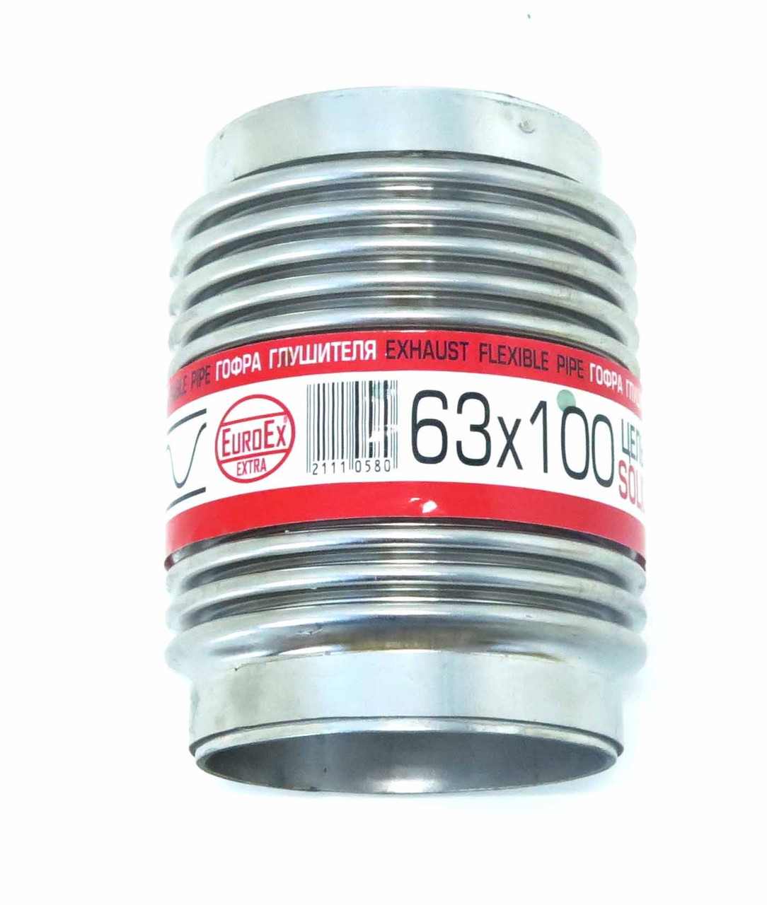 Гофра глушника Цільнометалева 63x100 EuroEx Угорщина
