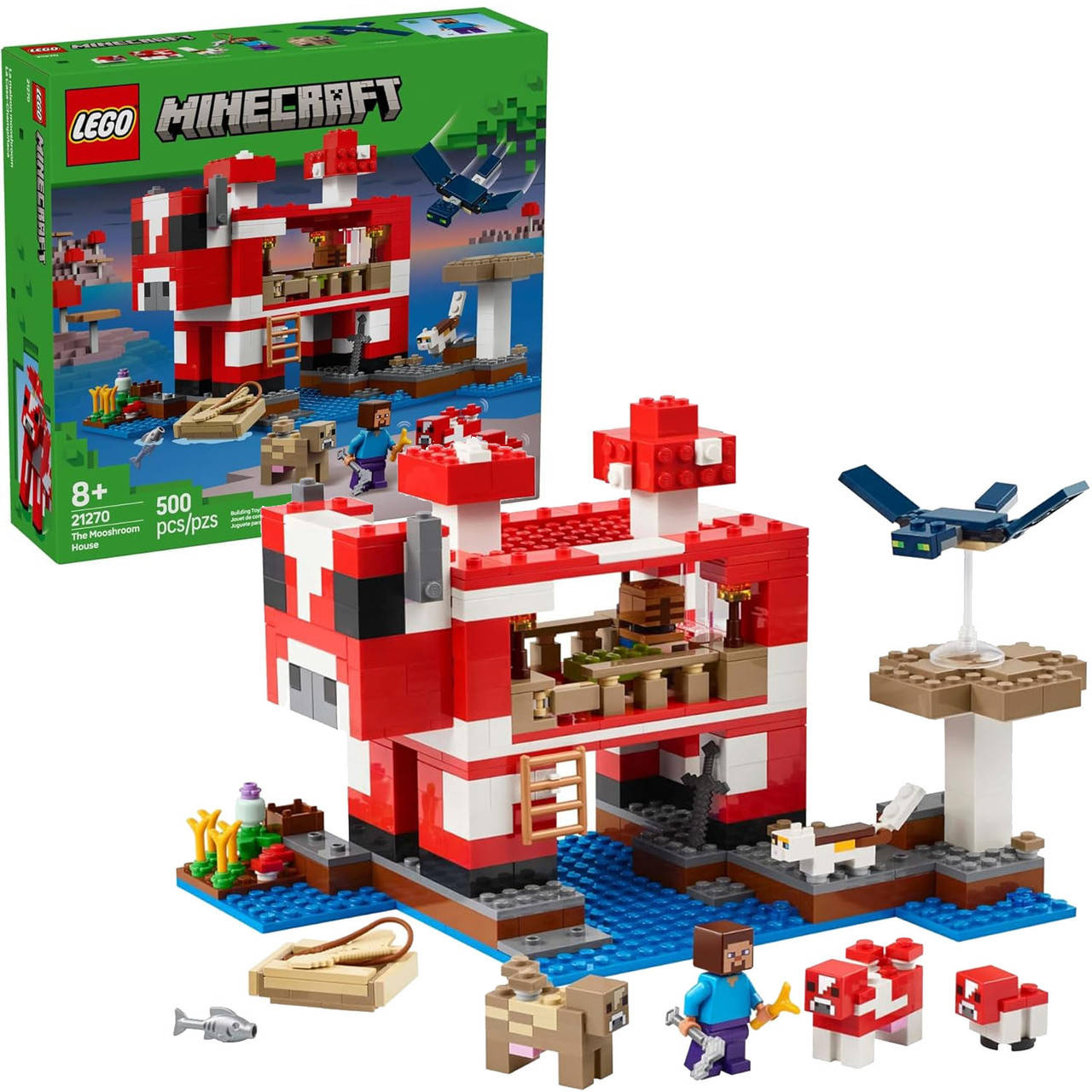 Конструктор Лего Майнкрафт Будинок грибної корови Lego Minecraft 21270