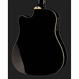 Акустична гітара Harley Benton D-200CE-12BK, фото 10