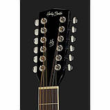 Акустична гітара Harley Benton D-200CE-12BK, фото 6