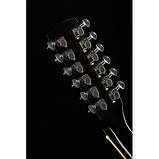 Акустична гітара Harley Benton D-200CE-12BK, фото 9