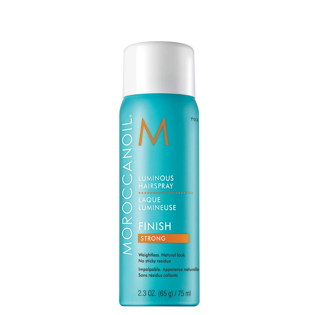 Лак для волосся сильної фіксації сяючий Moroccanoil Luminous Strong Hairspray, 75 мл, фото 1