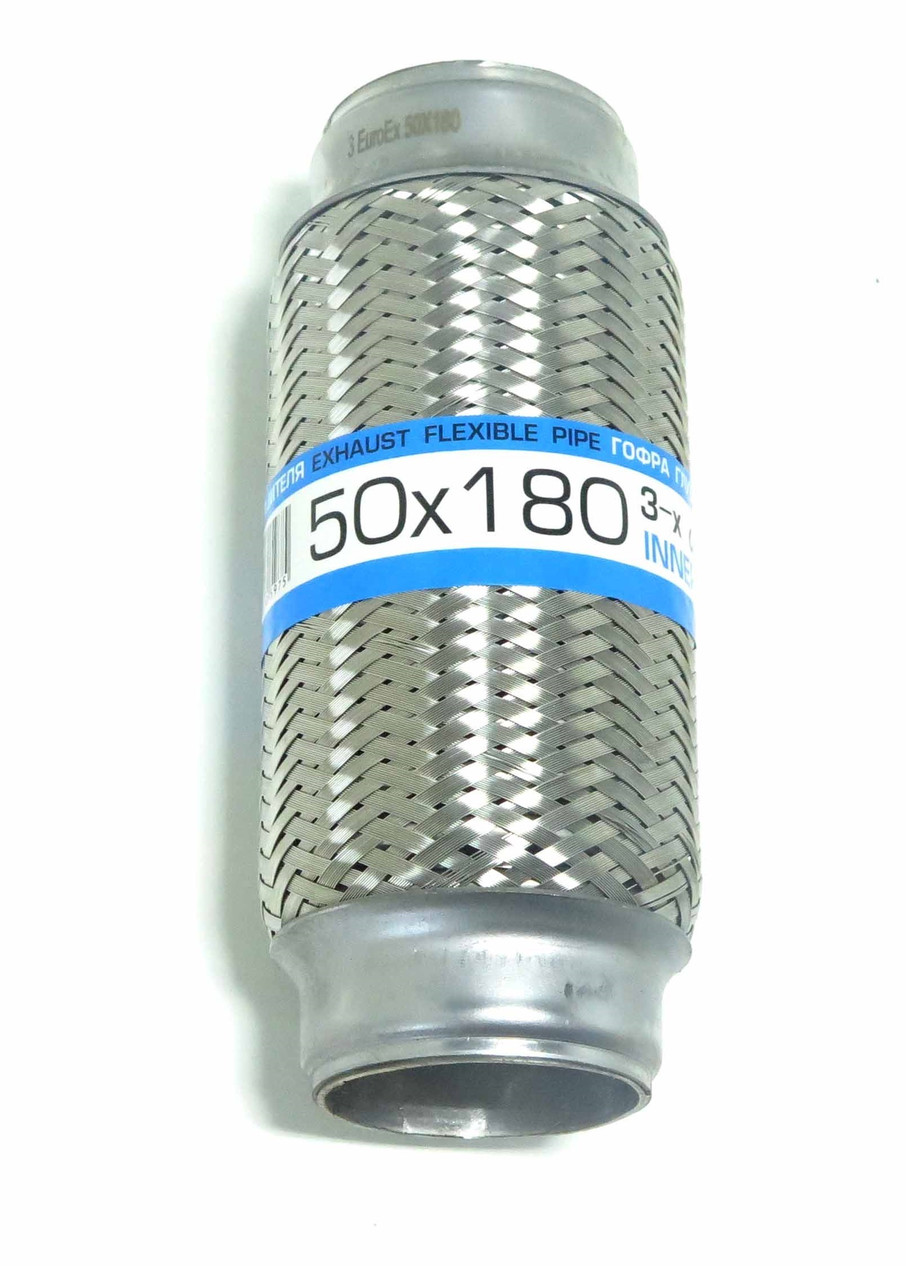 Гофра глушника 3-х слойна 50x180 EuroEx Угорщина