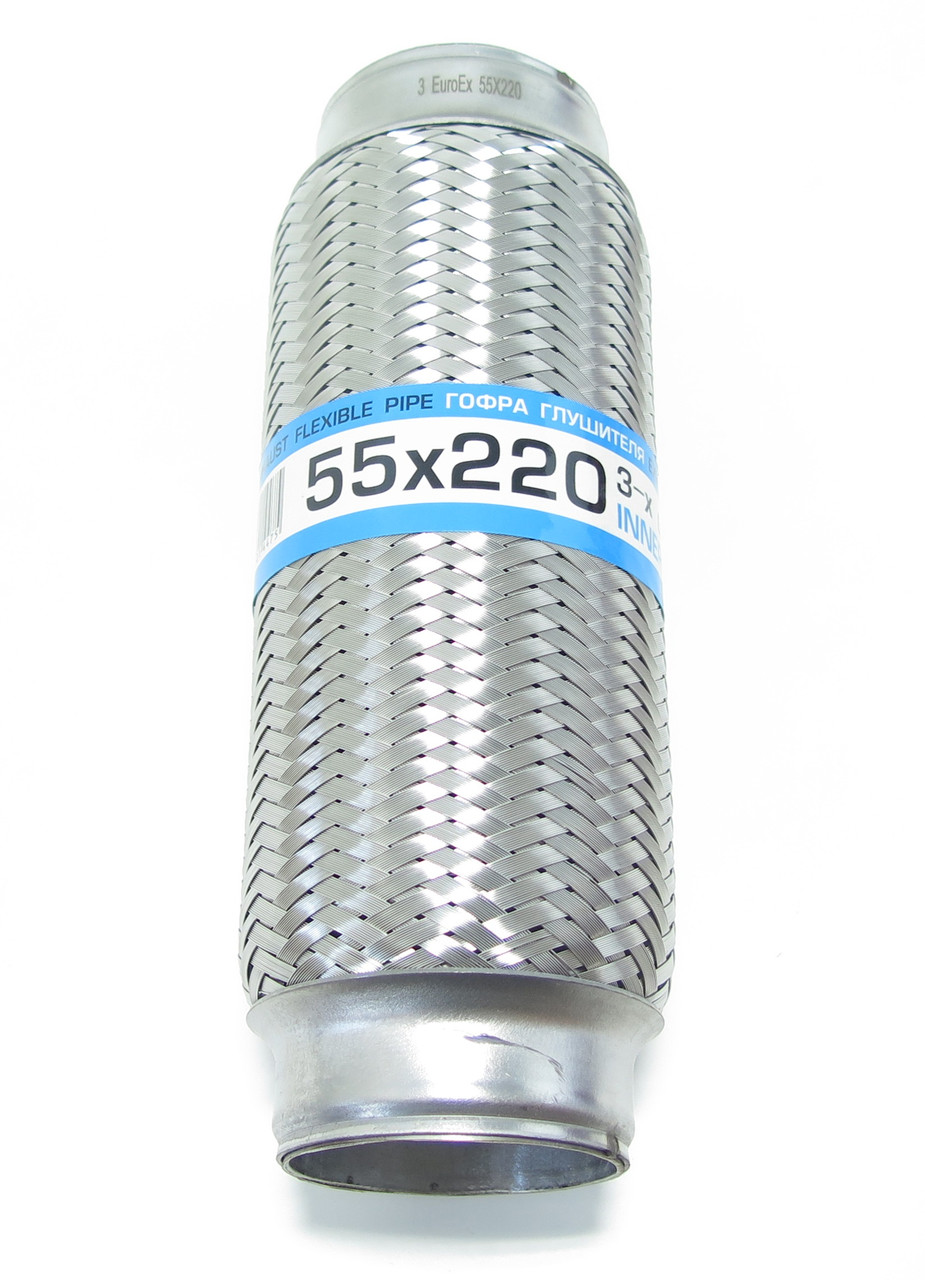 Гофра глушника 3-х слойна 55x220 EuroEx Угорщина