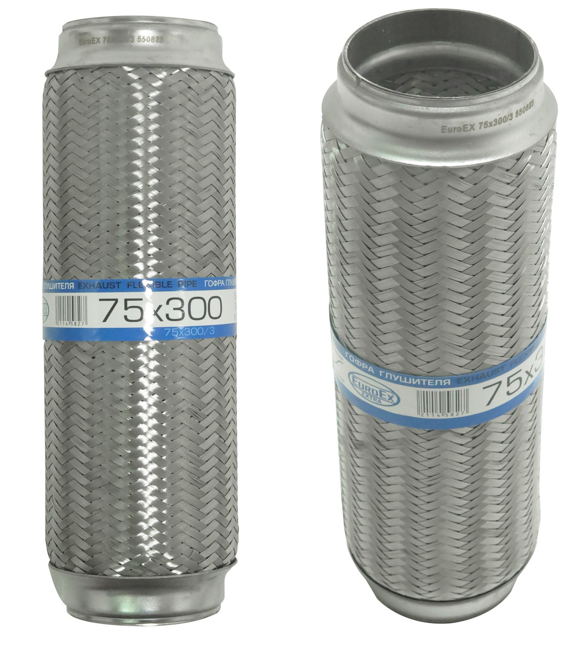 Гофра глушника 3-х слойна 75x300 EuroEx Угорщина