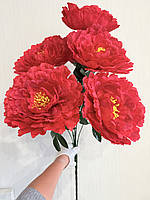 Штучні піони Великий букет штучних піонів ( 80 см ), фото 6