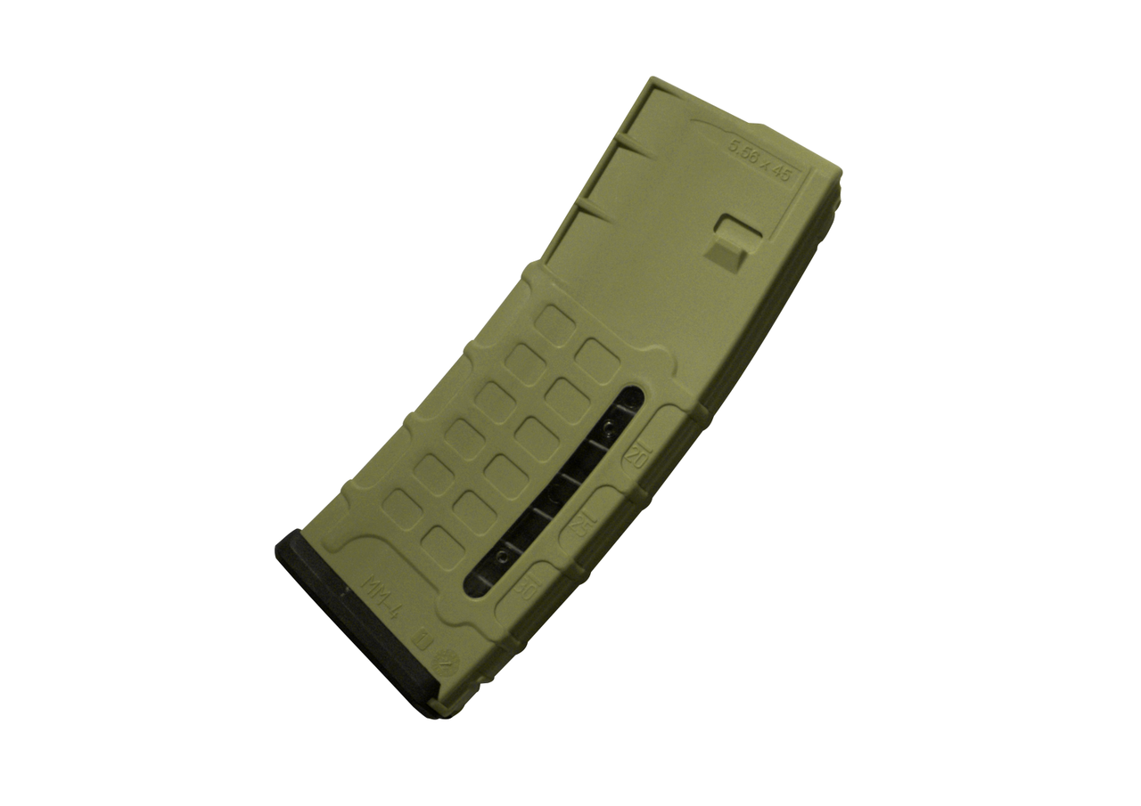 Магазин АR 5.56х45 на 30 патронов с окном(олива), фото 1
