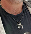 Срібне кольє "Павук" з чорнінням (Арт.SPIDER), фото 3