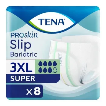 Підгузки-трусики для дорослих розмір TENA Slip Bariatric Super 3X Large (3080 мл) 8 шт 175 - 243 см