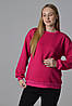 Джемпер утеплений для вагітних та годуючих мам Betty малиновий (розміри: 42-56), фото 2