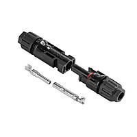 Конектор для сонячних панелей та для кабеля CHYT MC-4 (пара), 1000V, з'єднувач для монтажу сонячних панелей