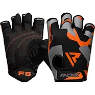 Рукавички для фітнесу RDX F6 Sumblimation Orange L 21-23 см, фото 3